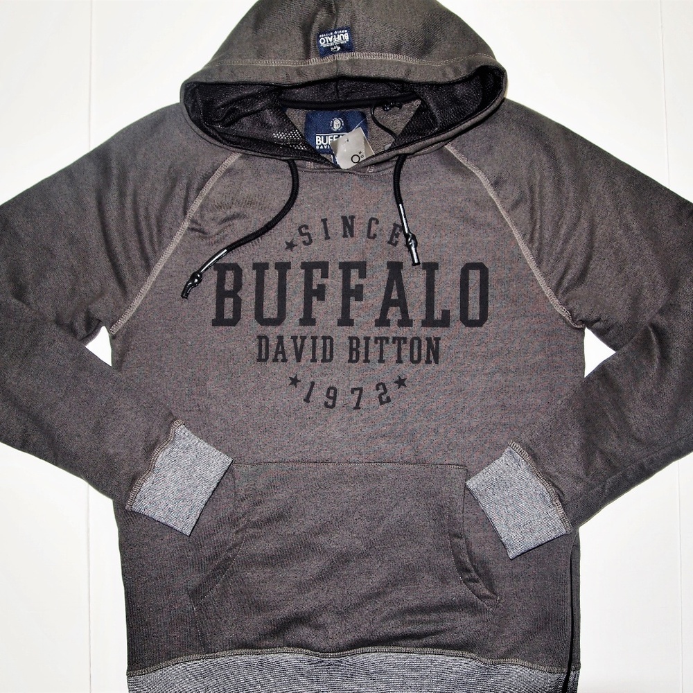 Buffalo David BItton logo men's hoodie size medium